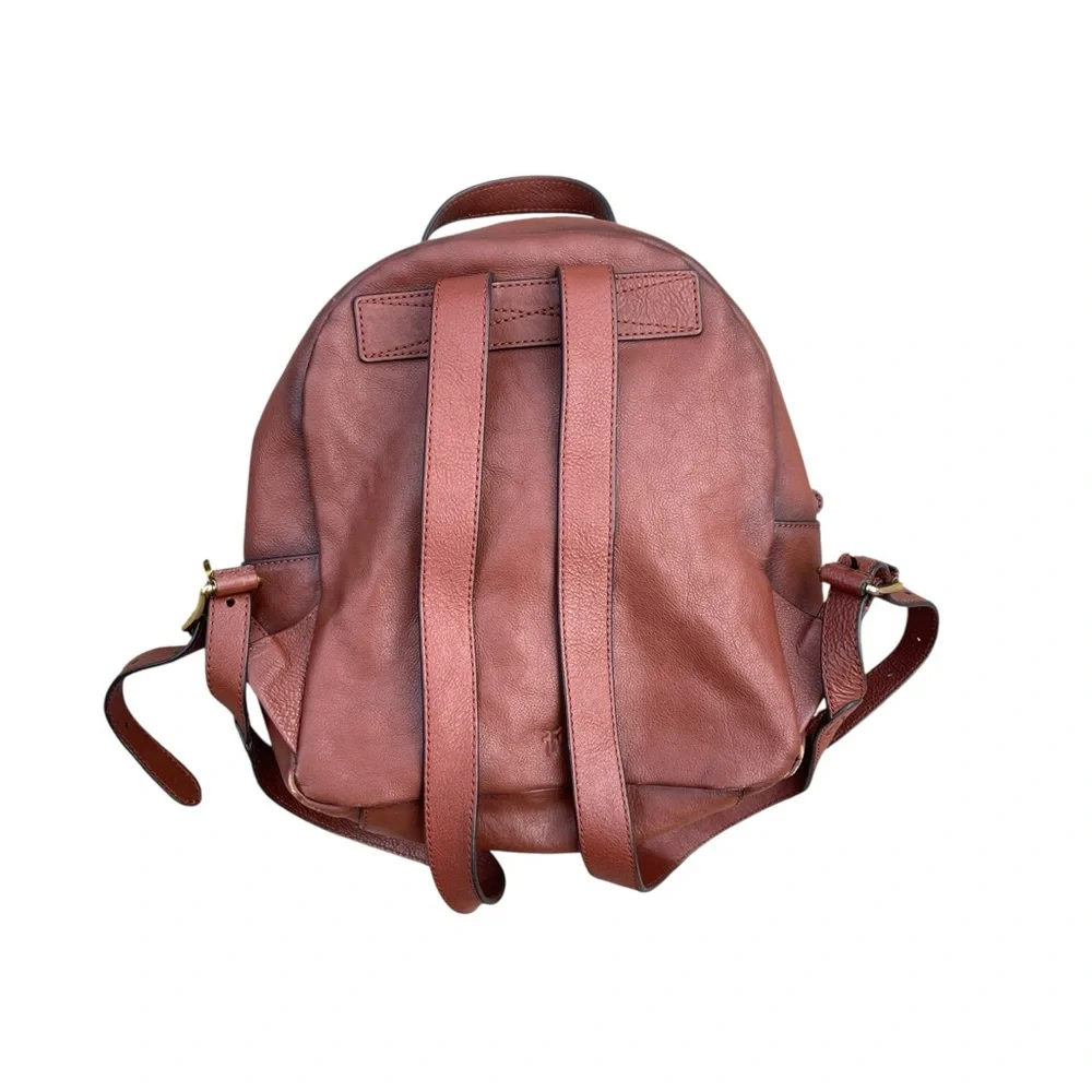 FRYE AND CO. Brown Leather Backpack